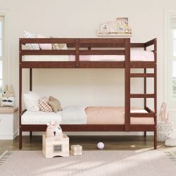 Twin Wooden Bunk Bed