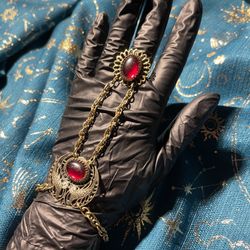 Vintage Ring and Bracelet Chain