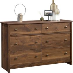 Sauder River Ranch Dresser, Grand Walnut Finish
