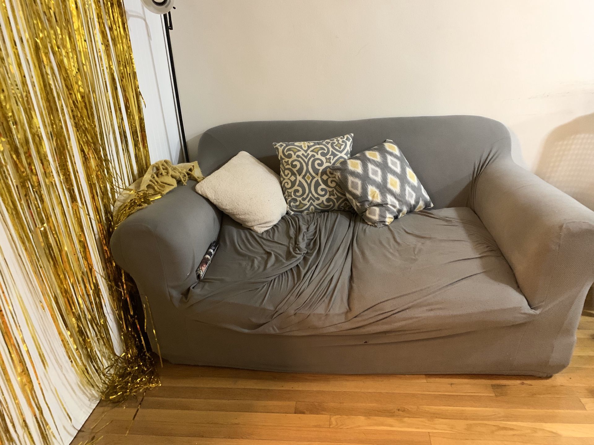 FREE Loveseat Couch with Slipcover