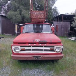 1963 Ford F-350 Boom Truck. 