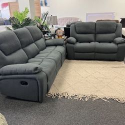 Reclining Sofa And Loveseat 