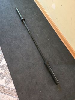 Like-New CAP 25lb 5ft Olympic Bar Short Barbell