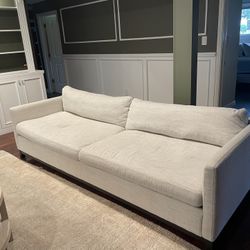 cream colored couch
