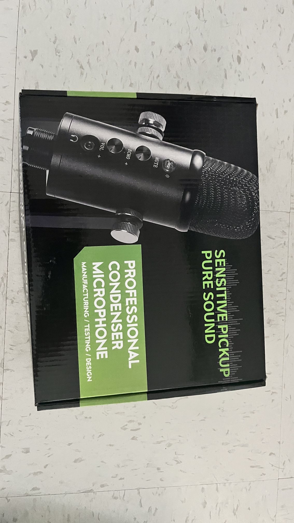 Sensitive Pickup Pure Sound Mic USB Professional Recording Condenser Microphone