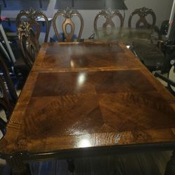 Table And 8 Chairs 