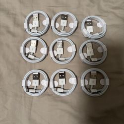 9 OEM Foxconn (Apples Manufacturer) short cables lighting to USB (New)
