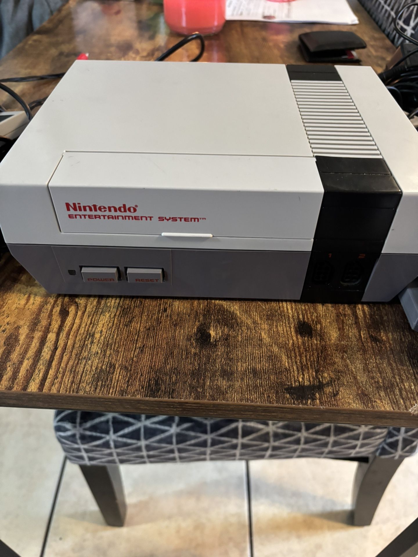 1985 Nintendo With Control And Games