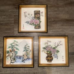 Vintage Signed Art From Japan 