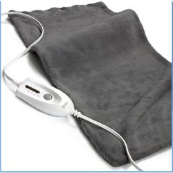 Mabis DMI Dry and Moist Heat Electric Heating Pad for Back Pain Relief, FSA and HSA Eligible, Muscle Aches, Arthritis and Sore Joints with 9ft Cord, F