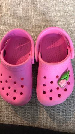 Baby Girl Pink Crocs
