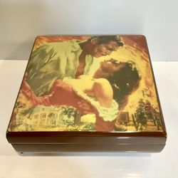 Vintage Gone With The Wind Music Jewelry Box 419/5000 H1503 ~ Working