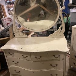 Antique Claw Foot Dresser 