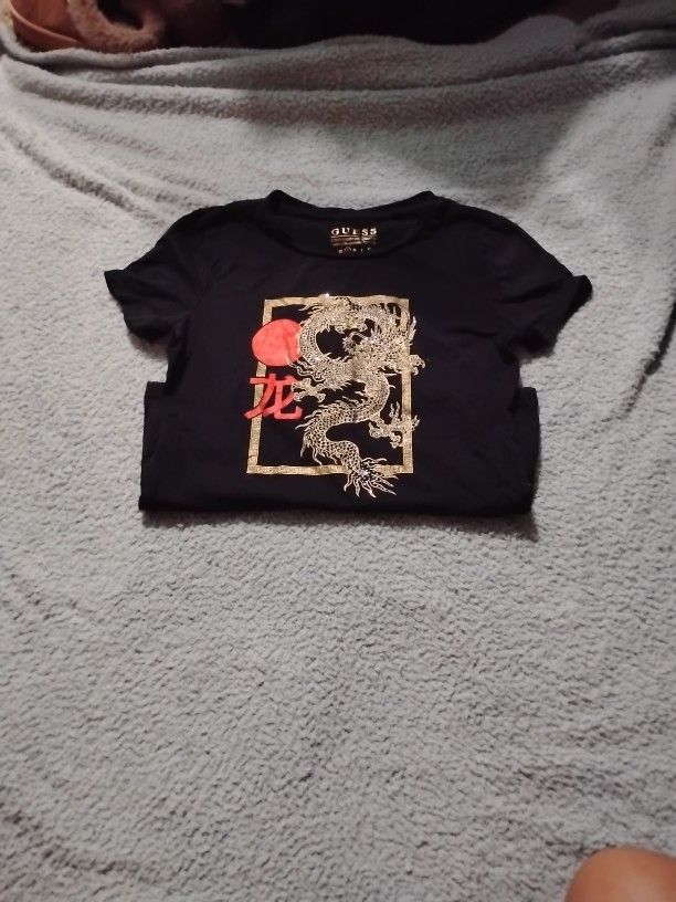 Guess, Black Graphic Small Tee