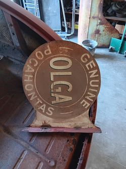 Old metal sign