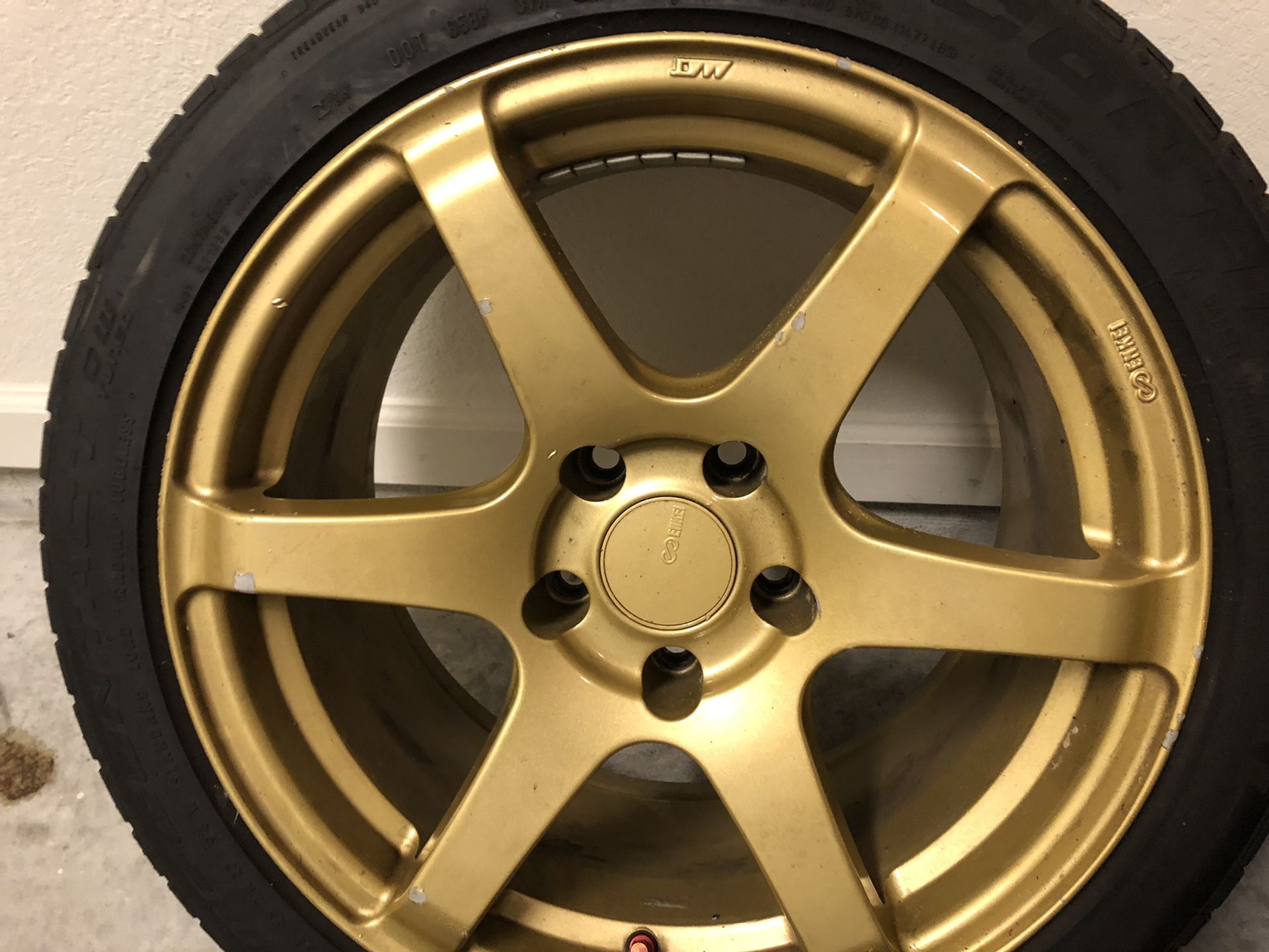 Gold enkei t6s.