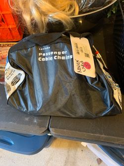 Never used tire chains