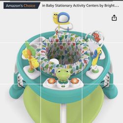 Bright Starts Bounce Bounceggyy Baby 2-in-1 Activity Center Jumper