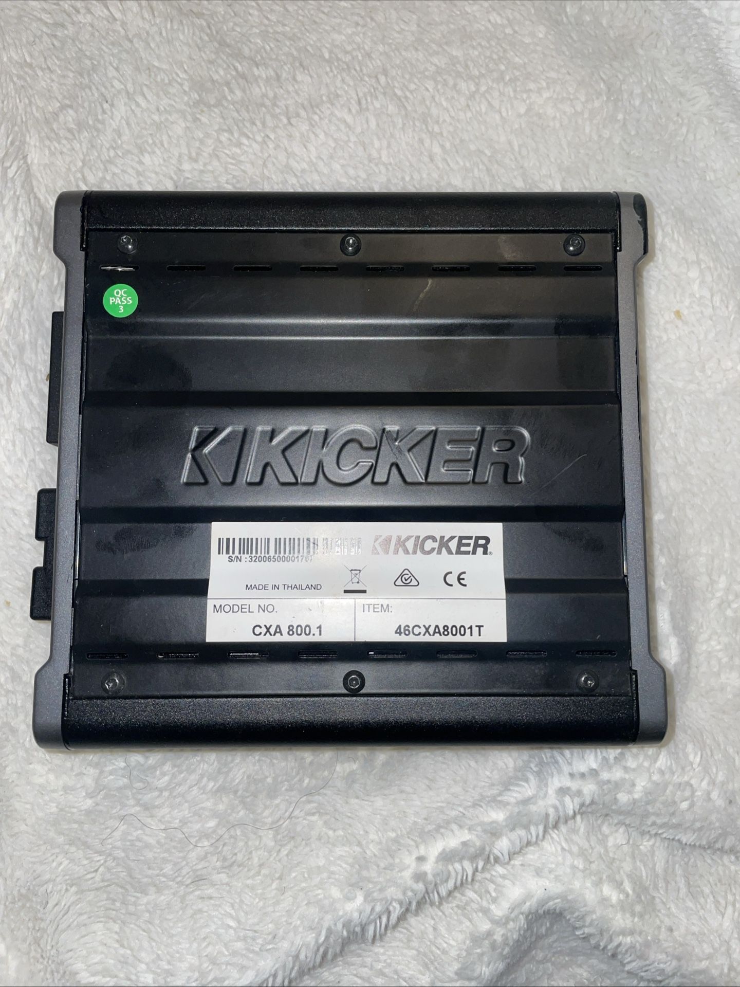 Kicker CXA800.1 Mono Class D Car Audio Amplifier Amp 800W RMS Subwoofer