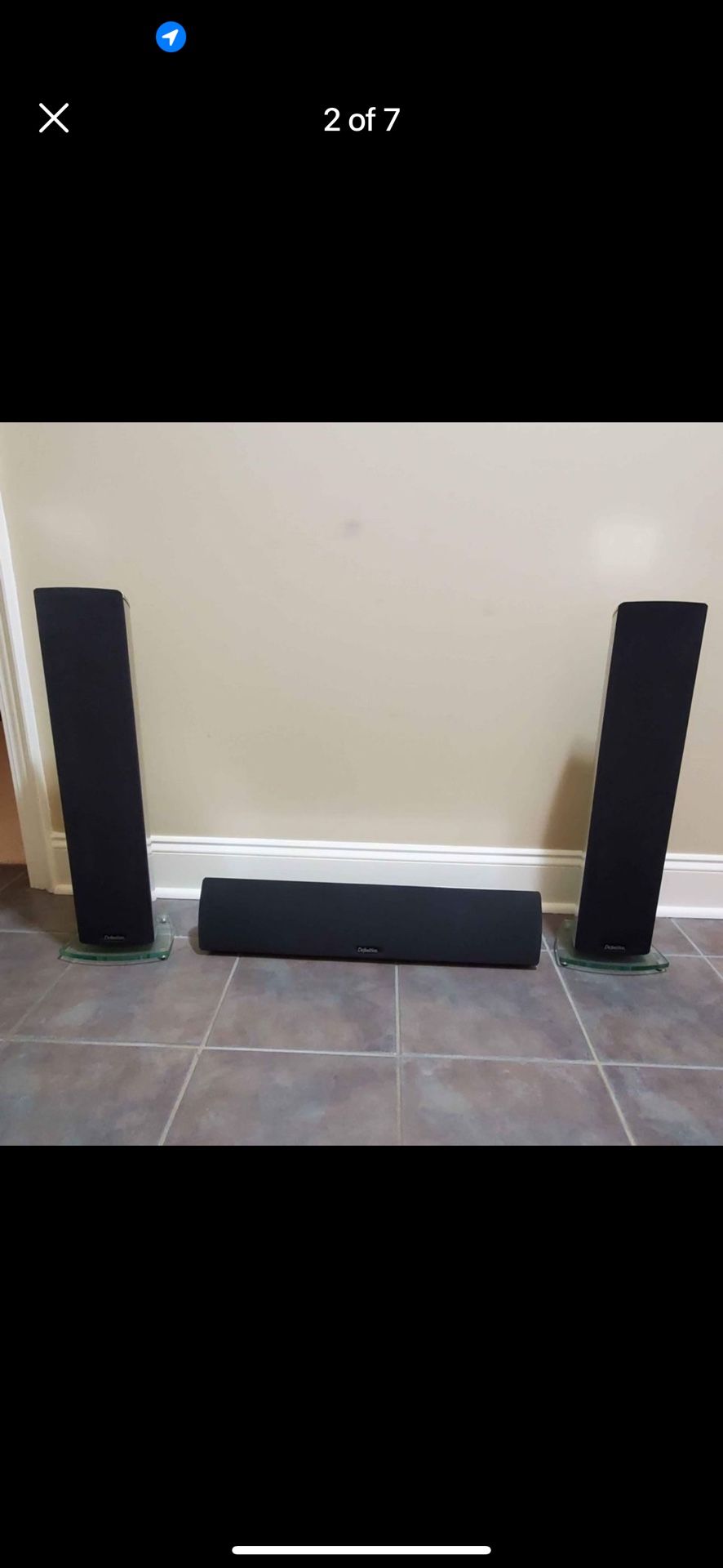 Definitive Technology Mythos Speakers set of three