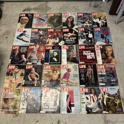 Total Of 30 Life Magazines 60s And 70s