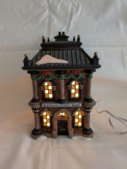 Department 56 Blenham Street Bank Village Building