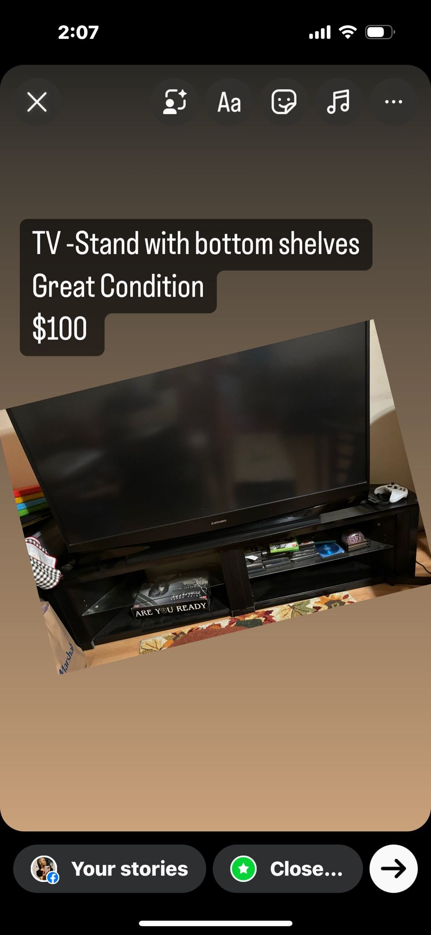TV-Stand With Storage