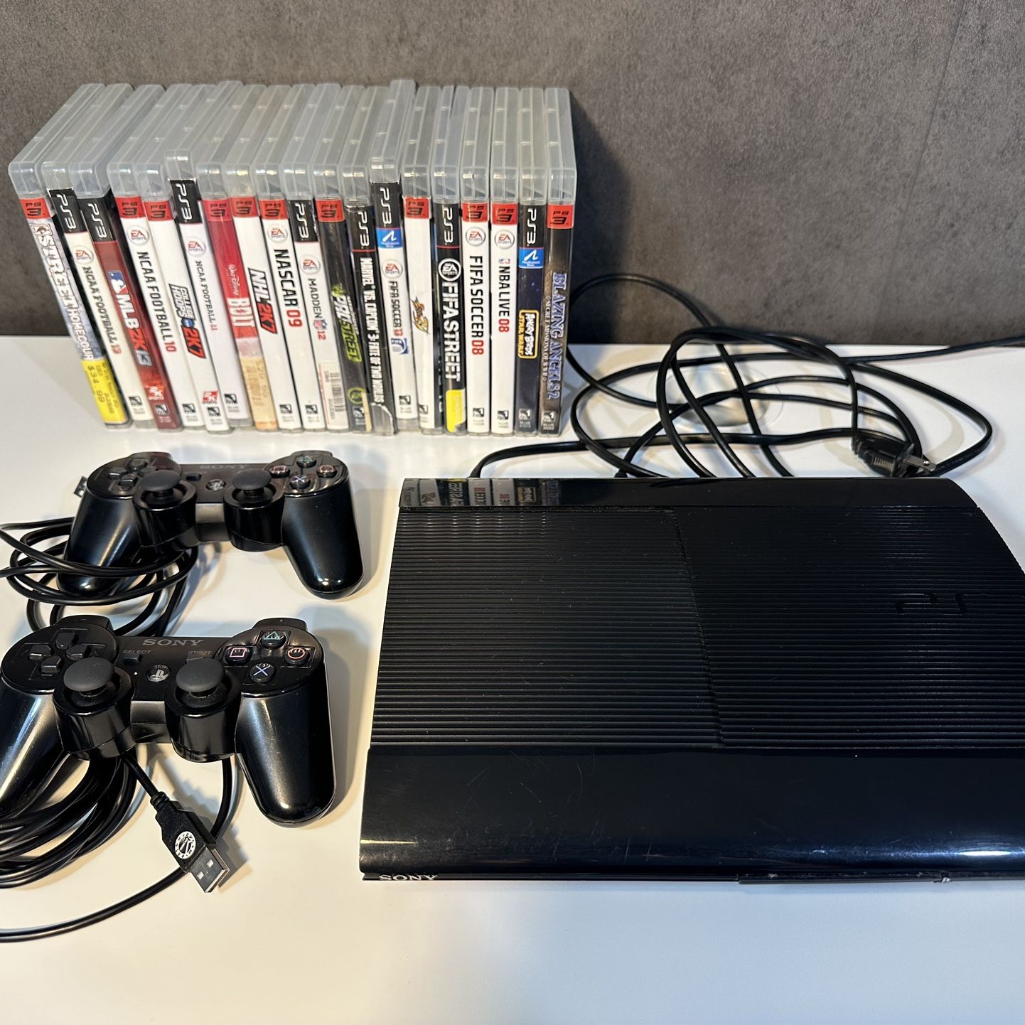 PS3 Console With 2 Controllers 
