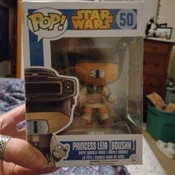 3 Princess Leia Funko Pop #80, #04 And #50