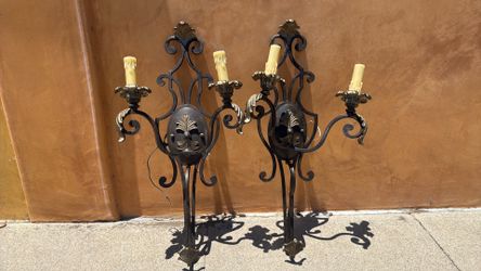 Wall  lights set off two
