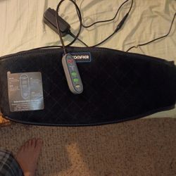 Adjustable Massage And Heating Back Brace In Perfect Condition 