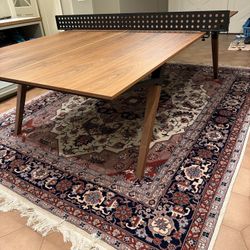 Rug - 8x10 Navy Cream Reds