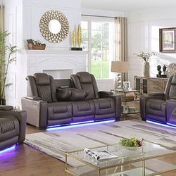 NE Power Reclining Set - DELIVERY & ASSEMBLING AVAILABLE 