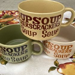 Vintage 70’s Soup Cups