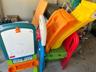 Free Step2 Slide and V Tech Easel