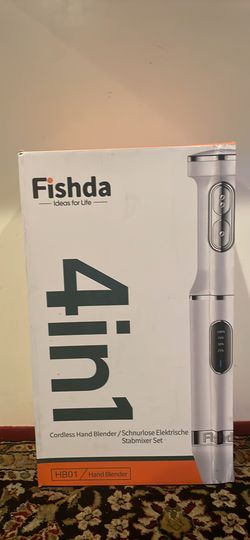 Fishda 4 in 1 cordless hand blender
