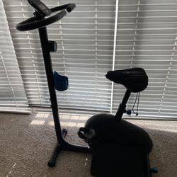 Exercise Bike And Desk And Chair 