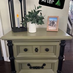 Green Nightstand 