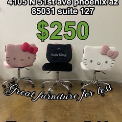 Hello Kitty Chair Brand New/ Take Your Favorite Color 
