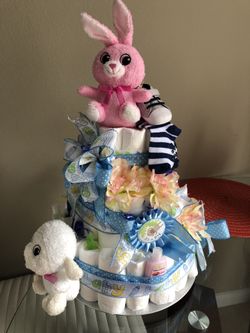 Baby Diaper Cake, Baby Shower Gift