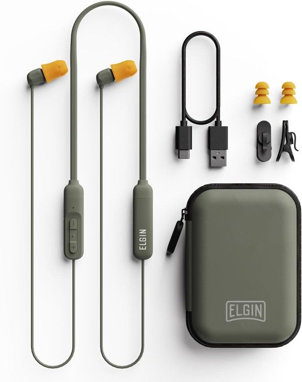 Elgin Discord Gen 3 Bluetooth Earplug Earbuds, OSHA Compliant Noise-Isolating Safety Wireless Headphones, All-Weather Earphones for Industrial Work, a
