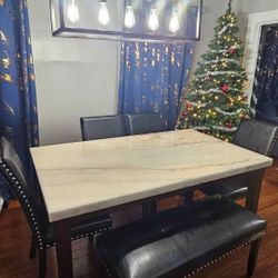 Dining Room Set. (Granite) 