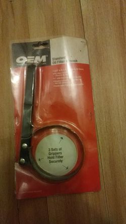Oil filter wrench new