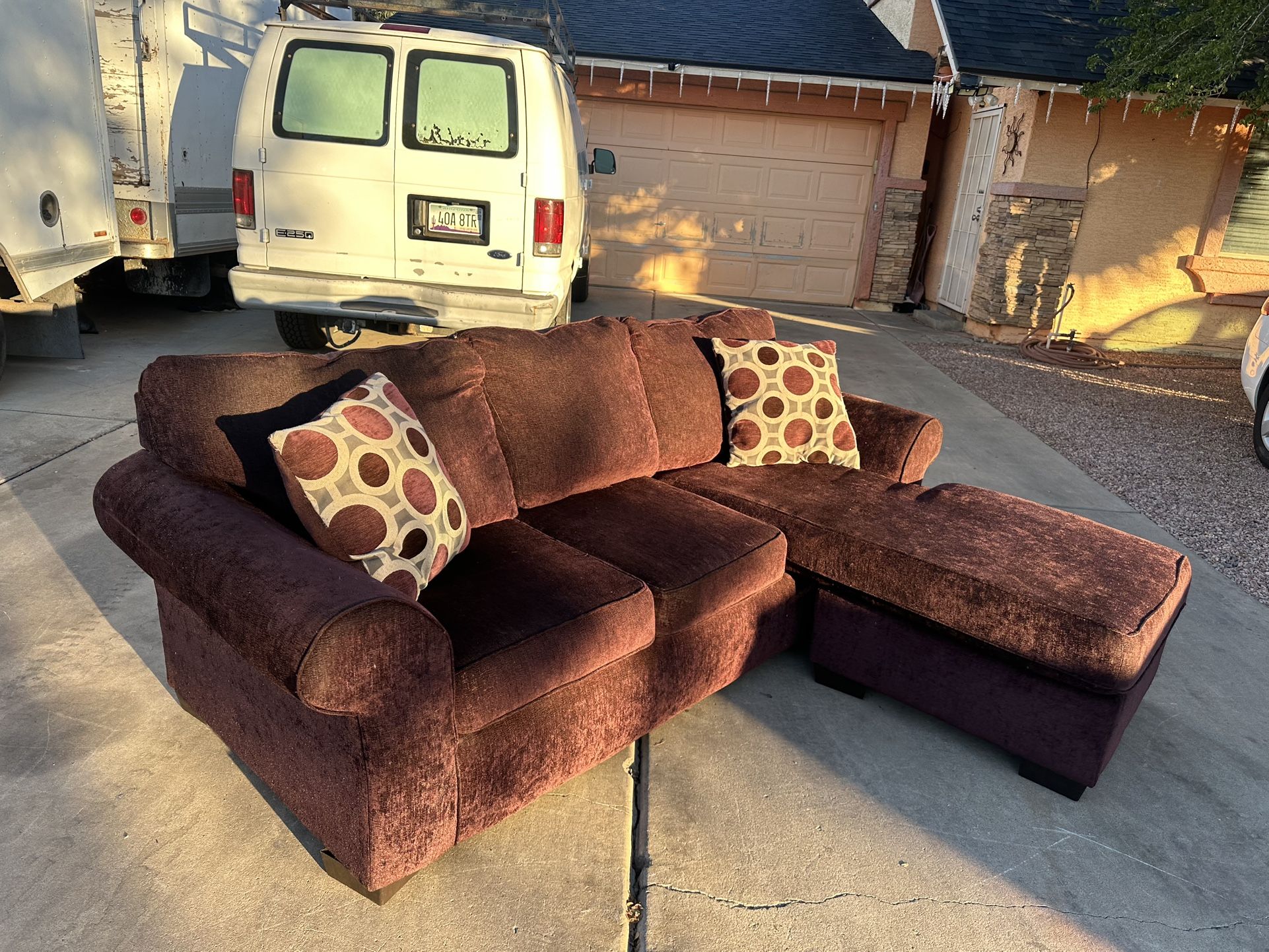 Sectional $199 Deliver Available Small Fee