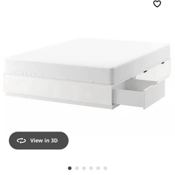 Nordli King Storage Bed - Ikea