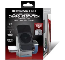 Motorized 3-in-1 Portable Charging Station