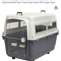 SportPet Designs Plastic Kennels Rolling Plastic Travel Dog Crate XXX-Large