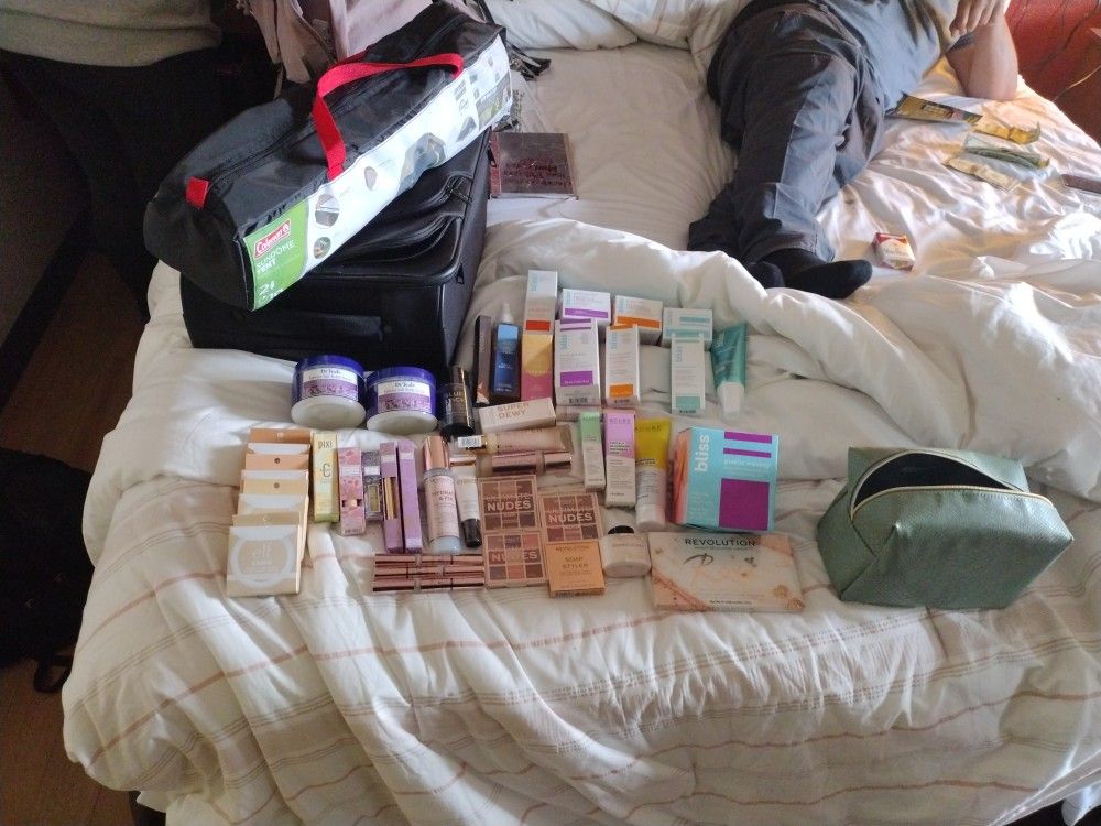 Assorted Makeup And Facial Cleansers And Lotions