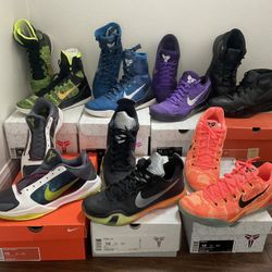 FLASH SALE Nike Kobe Collection Kobe I 1 Black Mamba - Kobe 5 V Chaos Joker -  Kobe  IX 9 Elite  Brave Blue  Kobe  IX 9 Elite  Volt