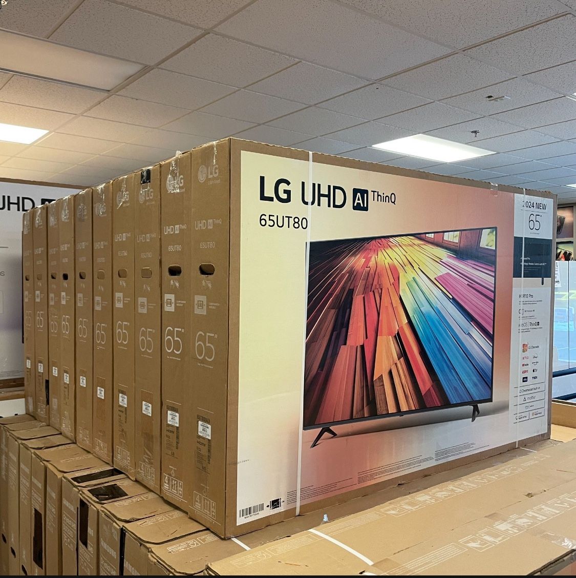 LG 65” UT8000 4K SMART WEBOS TV